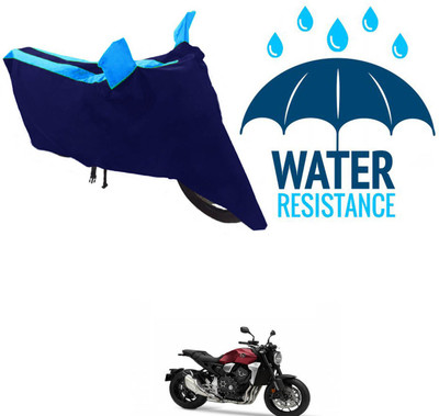 RONISH Waterproof Two Wheeler Cover for Honda(CB 1000R, Blue)