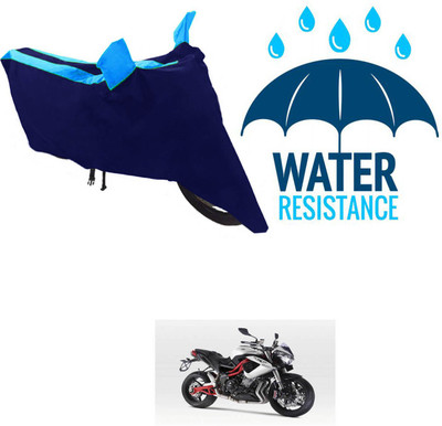 Mdstar Waterproof Two Wheeler Cover for DSK Benelli(TNT R, Blue)