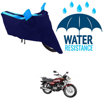 RONISH Waterproof Two Wheeler Cover for Hero(HF Dawn, Blue)