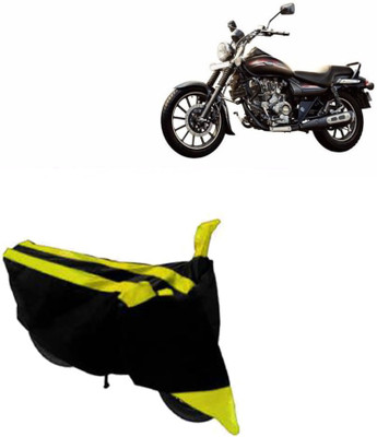 Hynak Two Wheeler Cover for Bajaj(Avenger 220 Street, Yellow, Black)