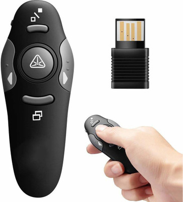ULTRABYTES Professional Wireless USB Remote Control Laser Pointer PP-01 Presenter(Black)