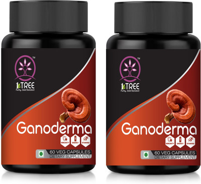 1 Tree Ganoderma Capsules For Stamina Boosting–Improve Immune System Capsules( Pack Of 2)(2 x 60 g)