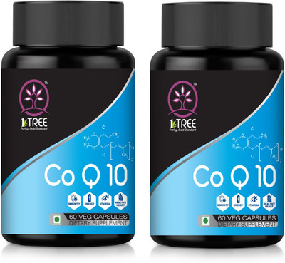 1 Tree Co Q 10 Capsules –Coenzyme Extract–Anti Oxidant-Heart Support Capsules (Pack Of 2)(2 x 60 Tablets)
