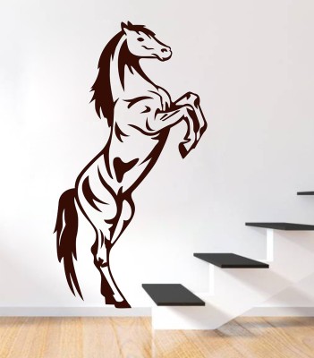Wallzone 100 cm Horse Removable Sticker(Pack of 1)
