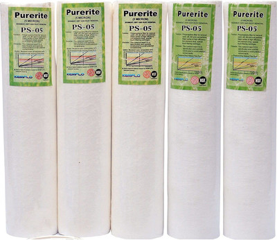 MG WATER SOLUTION Ps-05 Spun Filter for Solid Filter Cartridge(0.5, Pack of 5)