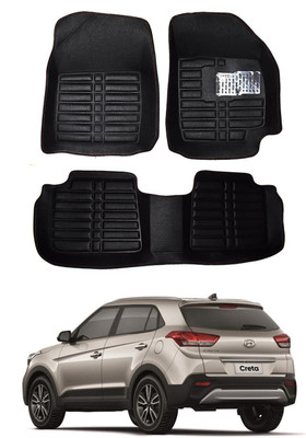AYW Plastic 5D Mat For  Hyundai Creta(Black)
