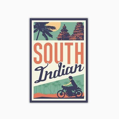 INDIAN RACER Sticker & Decal for Car & Bike(Multicolor)