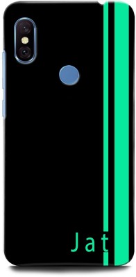 ORBIQE Back Cover for Redmi Note 6 Pro M1806E7TI JAT, JATT, GREEN, BLACK(Multicolor, Shock Proof, Pack of: 1)
