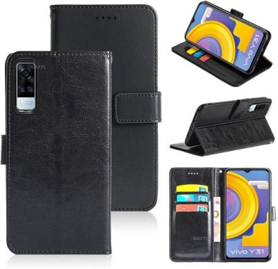 BOZTI Back Cover for Vivo Y31, Vivo Y51A, VIVO Y51(Black, Grip Case, Pack of: 1)