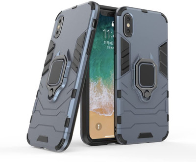 PrimeLike Bumper Case for Apple iPhone XS(Blue, Rugged Armor, Pack of: 1)