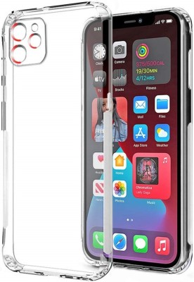 Phone Back Cover Bumper Case for Apple iPhone 11 Pro Max(Transparent, White, Grip Case, Pack of: 1)