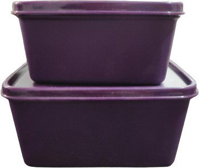 TUPPERWARE Plastic Utility Container  - 1200 ml, 520 ml(Pack of 2, Violet)