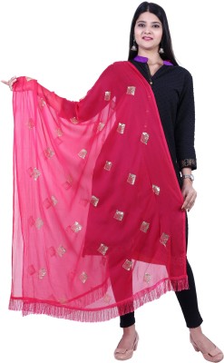 AARAV Chiffon Embellished Women Dupatta