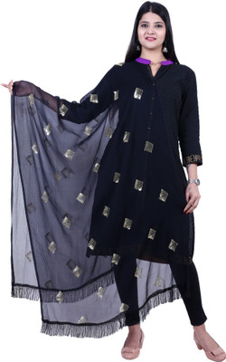 AARAV Chiffon Embellished Women Dupatta