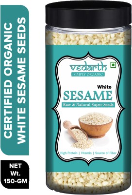 Vedarth Hulled White Sesame Seeds For High Nutrition White Sesame Seeds(150 g)