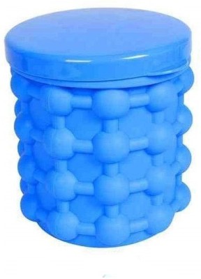 PARTH ENTERPRISE 1 L Silicone Ice Cube Maker_001 Ice Bucket(Blue)