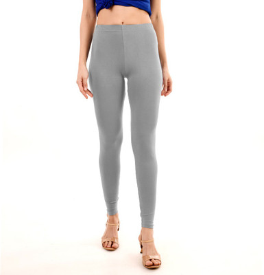 DSP Trends Ankle Length  Western Wear Legging(Grey, Solid)