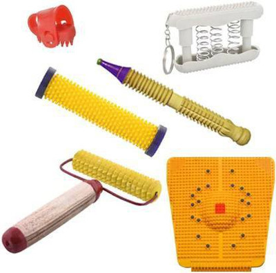 AcuHealth AH58 Acupressure Massager Tools Combo Kit Massager(Multicolor)