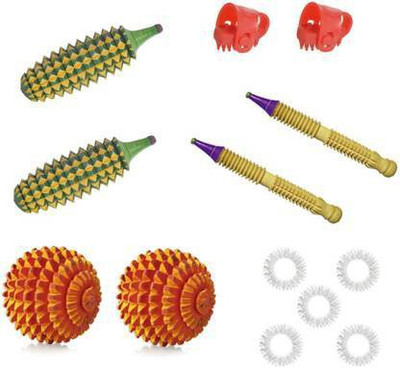 AcuHealth AH59 Acupressure Massager Tools Combo Kit Massager(Multicolor)