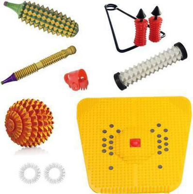 AcuHealth AH55 Acupressure Massager Tools Combo Kit Massager(Multicolor)