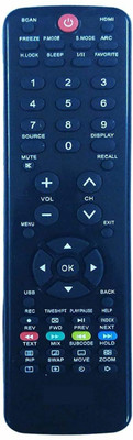 vcony HTR-D18A  LCD LED TV Remote Control Compatible for  LCD LED TV Haier Remote Controller(Black)