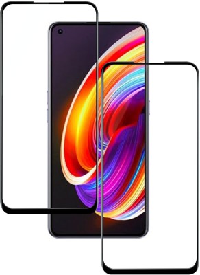 VAlight Edge To Edge Tempered Glass for Realme X7(Pack of 2)