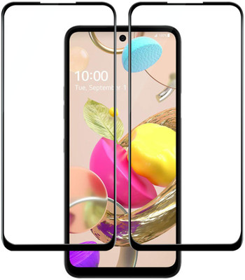 VAlight Edge To Edge Tempered Glass for LG K42(Pack of 2)