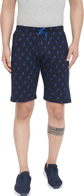 Adobe Printed Men Blue Chino Shorts