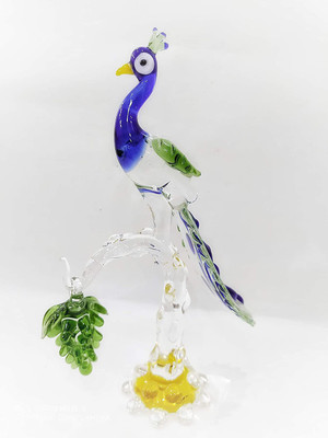 PR Star PR Star Decorative Showpiece -6 cm Decorative Showpiece - 8 cm(Glass, Multicolor)
