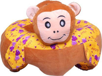 HAVGRA Kids Baby Seats Shape Cushion Baby Sofa Seat Monkey shape Baby Chair for Kids 0 to 4 Years  - 53 cm(Brown)
