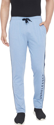 Adobe Solid Men Blue Track Pants