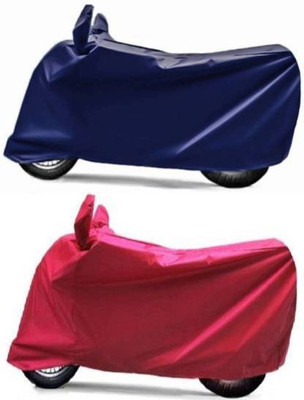 kyathat Waterproof Two Wheeler Cover for Universal For Bike(Flame, Blue, Red)