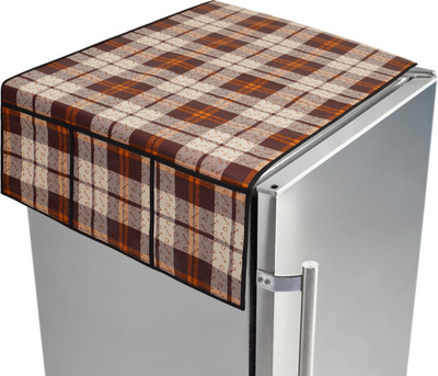 LITHARA Refrigerator  Cover(Width: 101.6 cm, Brown)