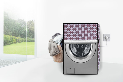 Stylista Front Loading Washing Machine  Cover(Width: 61 cm, Multi)