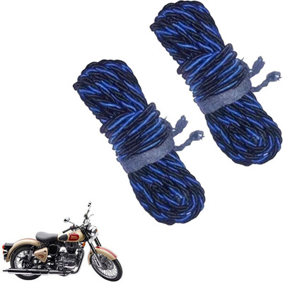DvineAutoFashionZ Bike Crash Guard Rope 12 Meter Long Set Of 2 ForBullet 500_CGCK171(Royal Enfield)