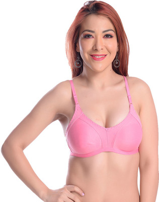 samvar Parko Bra Women Minimizer Non Padded Bra(Pink)