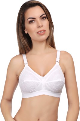 Eve's Beauty Women Full Coverage Non Padded Bra(White)