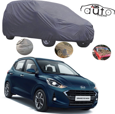 ABS AUTO TREND Car Cover For Hyundai Grand i10 (Without Mirror Pockets)(Grey)