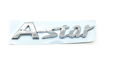 Automopix Emblem for Car(Silver)
