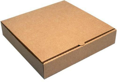 MM WILL CARE Pizza Box Cardboard Pizza packing Packaging Box(Pack of 50 Brown)