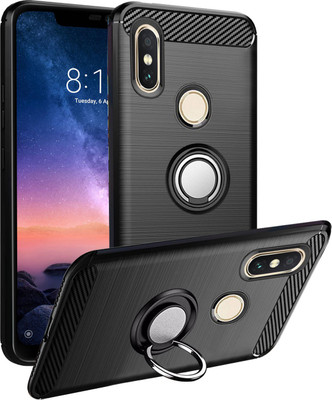Unistuff Back Cover for Mi Redmi Note 6 Pro, Mi Redmi Note 6 Pro(Black, Rugged Armor, Pack of: 1)