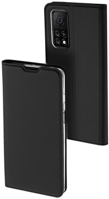 SmartPoint Flip Cover for Xiaomi Mi 10T Pro 5G(Black, Shock Proof, Pack of: 1)
