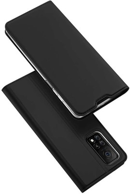 CONNECTPOINT Flip Cover for Xiaomi Mi 10T Pro 5G(Black, Shock Proof, Pack of: 1)