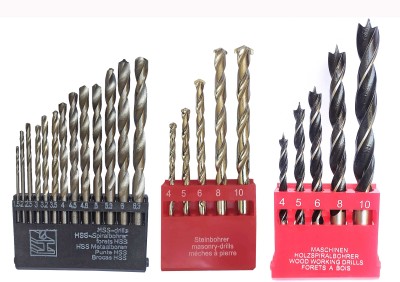 Inditrust Heavy duty 13pc HSS 5pc Masonry Drill bit and 5pc Wood drill bit