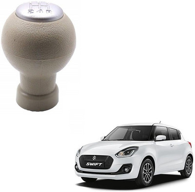 De AUTOCARE Rubber & Plastic Gear Knob(Beige)