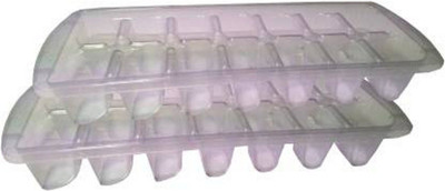 Sharry Ice Tray -5066 White Plastic Ice Cube Tray(Pack of2)
