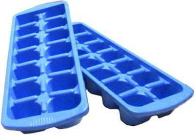 Sharry Ice Tray -5059 Blue Plastic Ice Cube Tray(Pack of2)