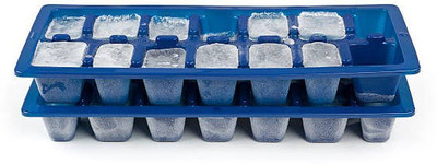 DCENTA Ice cube tray DC-40049 Blue Plastic Ice Cube Tray(Pack of2)