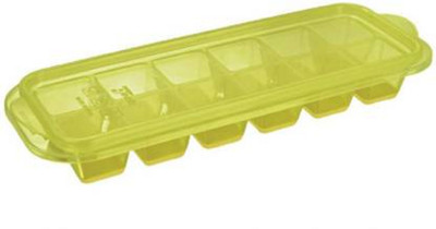 DCENTA Ice cube tray DC-4007 Yellow Plastic Ice Cube Tray(Pack of1)