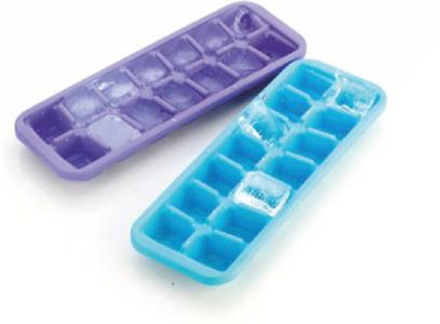 Sharry Ice Tray Blue, Purple Plastic Ice Cube Tray(Pack of2)